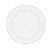 Prato Raso De Jantar Monaco C/ Borda Prateada 28cm CJ6 18076 - Imagem 4