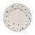 Prato Natalino P/ Sobremesa Estrela Dourado 21cm 1Unid MP1755 - Imagem 1