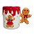 Caneca Natalina Ginger Vermelha 9cm C/1Unid  MP945 - Imagem 1
