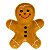 Petisqueira Natalina Biscoito Ginger 20cm MP959 - Imagem 1