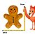 Petisqueira Natalina Biscoito Ginger 20cm MP959 - Imagem 4