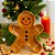 Petisqueira Natalina Biscoito Ginger 20cm MP959 - Imagem 2