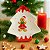 Petisqueira Noel Branca/Vermelha 18cm MP949 - Imagem 2