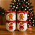 Caneca Natalina Ginger Marron 7cm C/4Unid MP946 - Imagem 2