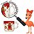 Caneca Natalina Ginger Marron 7cm C/4Unid MP946 - Imagem 3