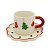 Caneca Natalina Xicara e Pires 9cm C/1UN MP1500 - Imagem 1