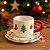 Caneca Natalina Xicara e Pires 9cm C/1UN MP1500 - Imagem 2