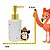 Saboneteira Natalina Dispenser Pinguim 18cm RS1911 - Imagem 3