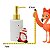 Saboneteira Natalina Dispenser Gnomo 17cm RS1909 - Imagem 3