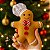Mini Pelucia Gingerbread Cozinheiro 15cm 1055976 1Un Cromus - Imagem 2