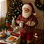 Papai Noel De Pijma No café Da Manhã  26x14cm 1Un - Imagem 2