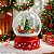 Cenario P/ Vila Natalina Globo De Água Papai Noel LED Som e Neve 18cm 1Unid - Imagem 2
