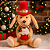Boneco Natalino Cachorro 1040034 40cm - Imagem 2