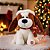 Boneco Natalino Urso C/Movimento Cachorro 30cm 1040092 - Imagem 2