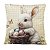Almofada De Páscoa Doçura Coelho C/ Cesta Ovos 499166 40cm - Imagem 1