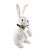 Coelho De Pascoa Doce Vício Branco 56cm 1Unid 1070605 - Imagem 1