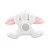 Pelucia De Páscoa Coelho Plush Pelúcia Magnetico De Ombro Branco 6cm 1095515 - Imagem 3