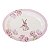 Prato De Pascoa Petisqueira Oval Coelho C/ Flores Em Melamina C/1Und 33cm 1070823 - Imagem 1