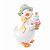 Pato Cute Family C/ Torre De Doces 1038012 19x10cm 1Unid - Imagem 1