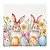 Guardanapo De Pascoa De Papel Coelhinhos 33cm C/20 Fls 1096598 1Unid - Imagem 1