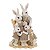Coelho De Pascoa La Belle Abraço Em Familia 16x11,5x11cm 1098967 - Imagem 1