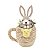 Coelho de Pascoa Belle Lapin Caneca 27x18cm C/1Unid 1094872 - Imagem 1