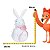 Coelho De Pascoa Cute Family Granulado 30cm 1Unid 1067891 - Imagem 3