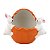 Prato De Pascoa Bowl Carrot Ovo C/ Coelhos 15x12,5cm 1un 1064840 - Imagem 1