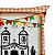 Capa De Almofada Festa Junina 309 43x43cm Belchior - Imagem 2