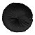 Almofada Redonda Preta C/ Botão 472337 50cm Belchior - Imagem 1