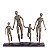 Escultura Familia Em Metal 22970 32x38x11cm Mart - Imagem 1