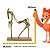 Escultura Cavalo Em Metal 22216 35,5x26,5x10cm Mart - Imagem 3