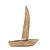 Escultura Barco Em Poliresina 22815 34x25,5x11cm Mart - Imagem 1