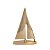 Escultura Barco Em Metal 22002 32,5x21,5x7,5cm Mart - Imagem 1