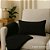 Capa De Almofada Baguete Preto Premium 337081 48x28cm Belchior - Imagem 2