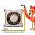 Almofada Natalina Holiday Bows Guirlanda 43cm 445640 - Imagem 4