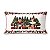 Almofada Natalina Baguete Exuberancia Cordão São Francisco Estação 35x55cm - Imagem 1