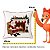Almofada Natalina Exuberancia Cordão São Francisco Papai Noel 50cm - Imagem 4