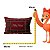 Almofada Natalina Baguete Exuberancia Feliz Natal 35x55cm 445602 - Imagem 4