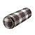 Almofada Natalina Rolinho Exuberancia Xadrez Branco 15x43cm 445598 - Imagem 1