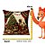 Almofada Natalina Circo Noel Festa De Natal 43cm 445651 - Imagem 4