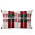 Almofada BagueteTricô Tresse Holiday Bows Xadrez 35x55cm 432277 - Imagem 1