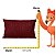 Almofada BagueteTricô Tresse Holiday Bows Bordô 432274 35x55cm - Imagem 4
