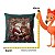 Almofada Natalina Circo Noel Papai Noel 43cm 445636 - Imagem 4
