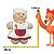 Almofada Natalina Biscoito Ginger House 130x86cm 445652 - Imagem 2