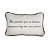 Almofada Baguete Frases Cinza 472578 35x55cm - Imagem 1