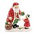 Boneco Natalino Papai Noel Resina 14cm 1UN 1003411 - Imagem 1