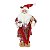 Boneco Natalino Papai Noel C/ Urso e Xicara 46x26cm 1UN 1072592 - Imagem 1