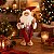 Boneco Natalino Papai Noel C/ Urso e Xicara 46x26cm 1UN 1072592 - Imagem 2