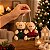 Mini Pelucia Casal Urso Natalino 11cm 1078634 C/1Un Cromus - Imagem 2